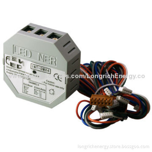 DMX to PWM, DMX512 Unit, PWM Interface for LED Power Supply, Adjustable Frequency